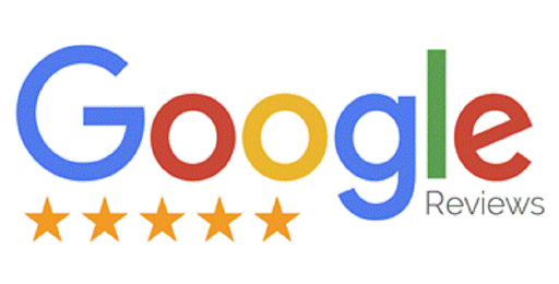 An image of positive Google reviews
